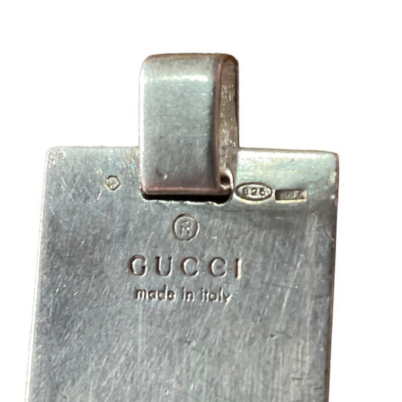 GUCCI Virgo 925 Silver Pendant in Pouch and Boxed. Made in Italy - Picture 5 of 12